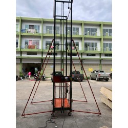 นั่งร้านไฟฟ้าแบบเคลื่อนย้าย - ยกง่าย สะดวกทุกงาน Electric Mobile Scaffold