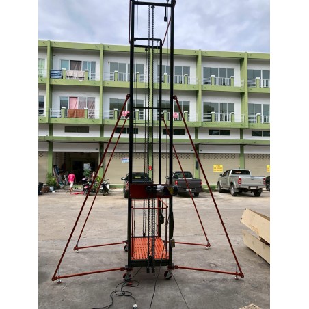 นั่งร้านไฟฟ้าแบบเคลื่อนย้าย - ยกง่าย สะดวกทุกงาน Electric Mobile Scaffold